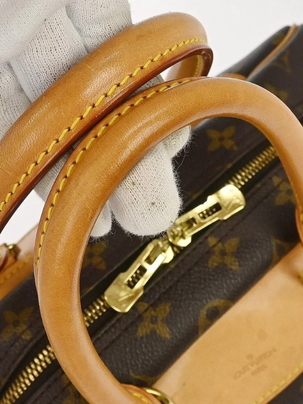 Louis Vuitton Deauville Bowling Vanity Handbag M47270